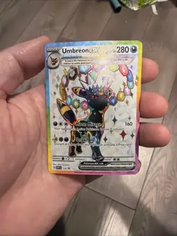 Umbreon ex 176 SVP Black Star Promo Prismatic Evolutions Figure Coll. Pokemon NM - Image 1