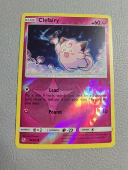 Clefairy | Reverse Holo | MINT | Hidden Fates 38/68 | Common | Pokemon - Image 1
