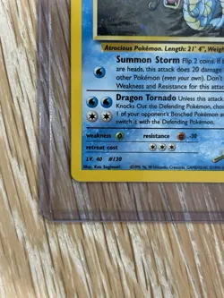 Pokemon TCG Giovanni's Gyarados Holo Swirl 5/132 Gym Challenge - Image 5
