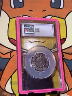 Porygon SP45 Meiji Battle Coin 1998 Japanese Pokemon CGC Gem Mint 10 - Image 2
