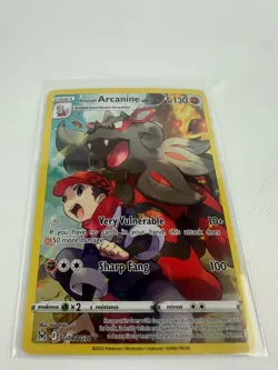 POKEMON HISUIAN ARCANINE TG08/TG30 RARE HOLO LOST ORIGIN PACKET TO SLEEVE MINT ! - Image 1