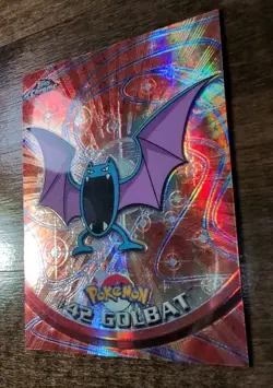 Pokemon Topps Chrome 2000 Golbat Spectra-Chrome (Damaged) - Image 2