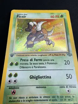 Pokemon Pinsir 9/64 Jungle Rara Holo Prima Edizione Wizards ITA Carte Vintage - Image 4