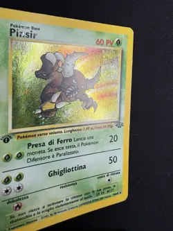 Pokemon Pinsir 9/64 Jungle Rara Holo Prima Edizione Wizards ITA Carte Vintage - Image 5