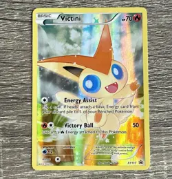 Pokemon TCG - Victini XY117 - Full Art Black Star Promo - XY Promos Generations - Image 1