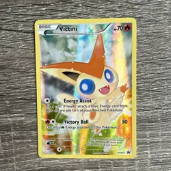 Pokemon TCG - Victini XY117 - Full Art Black Star Promo - XY Promos Generations - Image 3