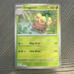 Pokemon TCG Exeggutor 002/131 Master Ball Reverse Holo Prismatic Evolutions NM - Image 1