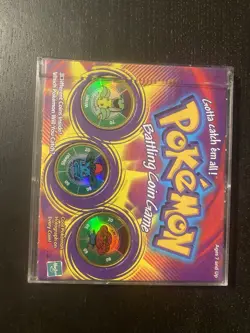 1999 Pokemon Battling Coin Game Grass Type, Ivysaur, Victreebel, And Vileplume - Image 1