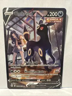 Pokemon TCG Umbreon v TG22/TG30 Brilliant Stars Trainer Gallery Near Mint - Image 1