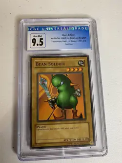 Yu-Gi-Oh! Gem Mint Cgc 9.5 Bean Soldier TP1-018 Tournament Pack 1 Psa BGS - Image 1