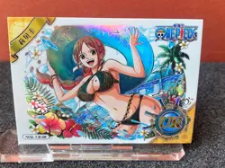 One Piece Anime Collectable Trading Card UR Insert Rebecca Refractor Waifu Card - Image 1