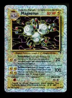 Magneton 28/110 Legendary Collection 2002 Reverse Holo Pokemon Card TCG - Image 1