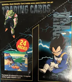1999 Dragonball Z Series 3 Artbox Trading Card Art Box 24 Booster packs # 1509 - Image 2