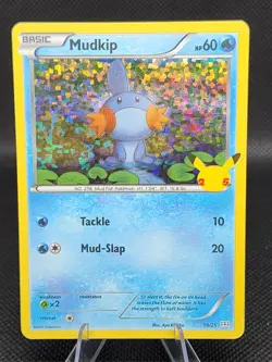 Mudkip 19/25 2021 McDonald's 25th Anniversary Pokemon Card Promo Holo - Image 1