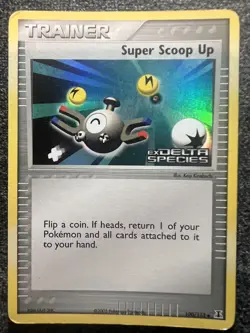 Super Scoop Up 100/113 Delta Species Uncommon Holo Pokemon Card MP - Image 1