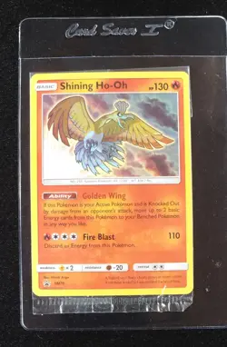 Shining Ho-Oh #SM70 Black Star PROMO Holo Foil SEALED Sun Moon Pokemon Card TCG - Image 1
