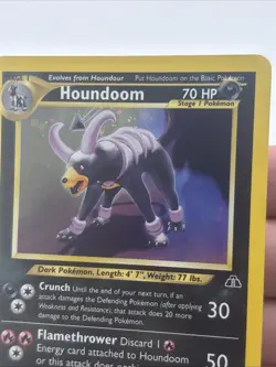 Houndoom Holo Rare 4/75 Neo Discovery 2001 WOTC Vintage Pokemon Card LP - Image 4