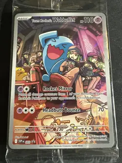 Team Rocket's Wobbuffet 203 Sv: Scarlet & Violet Promo Cards Holo - Image 1