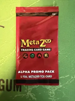 2025 MetaZoo Trading Card Game Alpha Promo Pack Sealed - Image 1