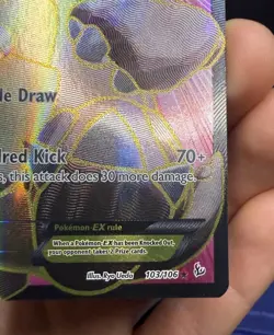 Kangaskhan EX ~ XY Flashfire 103/106 ~ Full Art Pokemon Card ~ LP/Played - Image 5