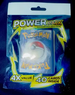 Pokemon Power Packs 40 Cards Per Pack (10 packs) Guaranteed 1 Holo Rare Per Pack - Image 2