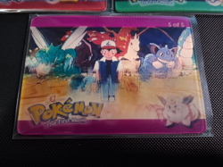 Vintage POKEMON The First Movie LENTICULAR FULL MOTION CARD SET Complete 1-5 - Image 3