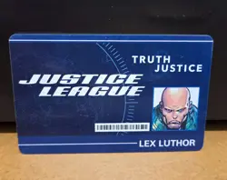 Heroclix: ID Card - Lex Luthor #DCID-004 - Justice League - DC - Image 1