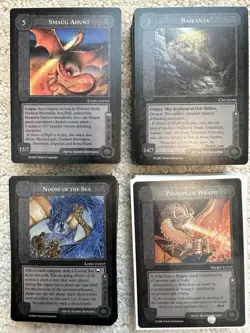 ~375 MECCG Dragons Limited Black Border Card Lot Middle Earth CCG - Image 3