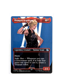 Prompto Argentum 0387 Uncommon Borderless Non-Foil FFXV FIN MTG FINAL FANTASY EN - Image 1