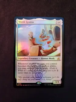 MTG Avatar: The Last Airbender, Monk Gyatso Holo - Image 1