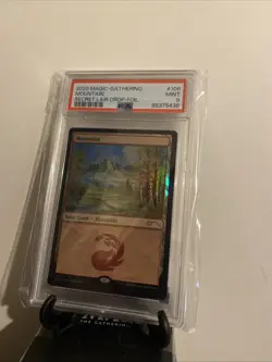 Bob Ross Happy Little Gathering Secret Lair PSA 9 Foil Mountain - Image 1