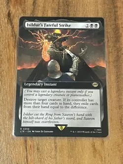 MTG Isildur's Fateful Strike LotR 0356 Borderless 2-available NM / M Unplayed - Image 1