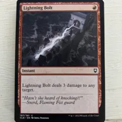 Lightning Bolt Commander Legends: Battle for Baldur's Gate Regular - Image 1
