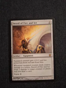 Sword of Fire and Ice Darksteel Lightly Played - Image 1