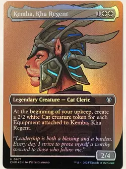 MTG TCG - Kemba, Kha Regent 0671 Foil Borderless CMM - (Free Shipping $5+) - Image 1