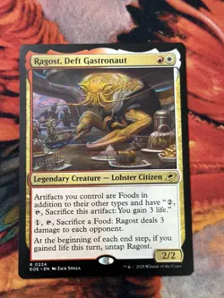 Ragost, Deft Gastronaut Edge of Eternities NM MTG R 0224 - Image 1