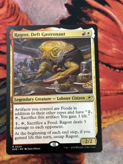 Ragost, Deft Gastronaut Edge of Eternities NM MTG R 0224 - Image 3