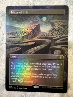 Maze of Ith - Foil - NM - Borderless - Dominaria Remastered - MTG - Image 1