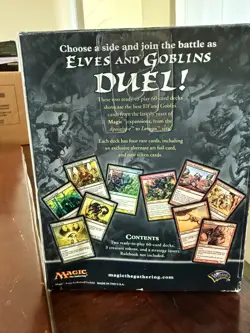 MTG " Elves VS Goblins " Factory Sealed Duel Deck see scans - Image 2