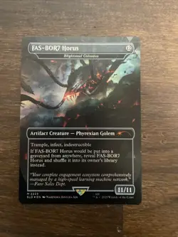 FAS-BOR7 Horus - Blightsteel Colossus #2223 Foil MTG Secret Lair - Image 1