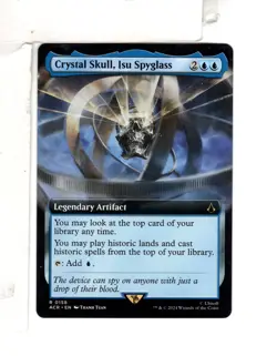 MTG SkeenAB Crystal Skull Isu Spyglass BORDERLESS from ACR. NM. - Image 1