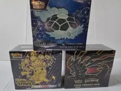 ??Pokemon Etb Lot Stellar Crown Pokemon Center, Surging Sparks & Lost Origin?? - Image 1