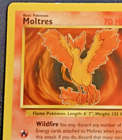 Pokemon TCG Moltres 27/62 fossil unlimited HP wotc - Image 2
