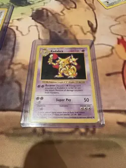 Kadabra 32/102 - Pokemon Base Set Shadowless WOTC - MP - Image 4