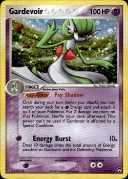 2007 EX - Power Keepers Gardevoir Stage 2/Rare Holo Cosmic #9 - Image 1