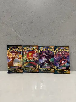 Pokemon TCG: 2020 Sword and Shield Darkness Ablaze Booster Pack x 27 BRAND NEW - Image 2