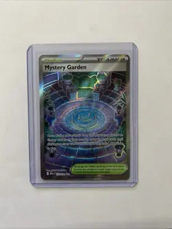 Mystery Garden 172/132 Mega Evolution Pokemon TCG Trainer Stadium Ultra Rare - Image 1