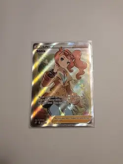 Sonia 192/192 NM Full Art Ultra Rare Sword&Shield Rebel Clash Pokemon TCG - Image 1