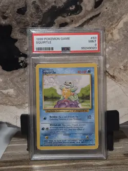 Pokemon PSA 9 MINT Squirtle 73/102 Base Set Common - Image 1