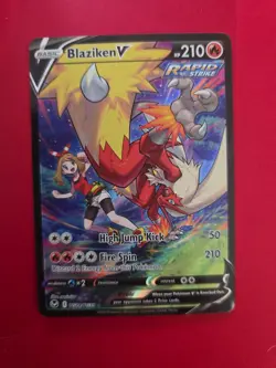 Blaziken V TG14/TG30 Silver Tempest Trainer Gallery Near Mint NM - Pokemon TCG - Image 1